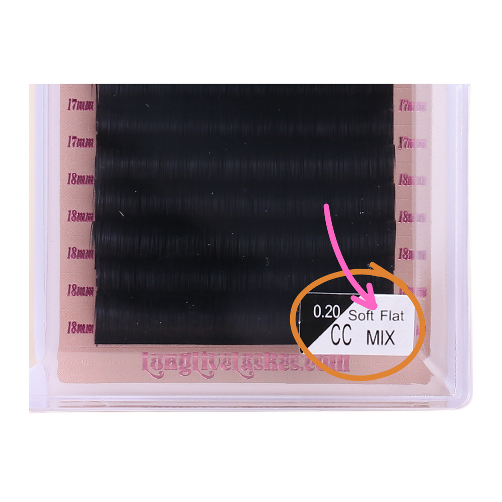 Same Length- Flat Classic Lash Trays